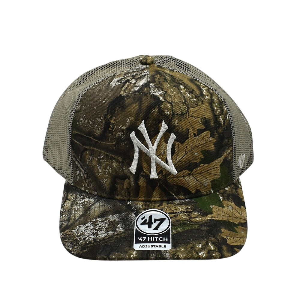 '47 Brand Hitch New York Yankees Realtree APX Camo Snapback‎ Trucker Hat Cap NWT